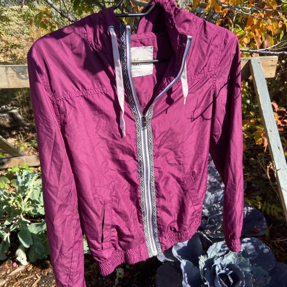 Magenta Zine Windbreaker